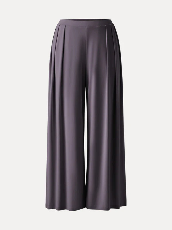 MAREN Women's High-Rise Wide-Leg Palazzo Pant with Pockets