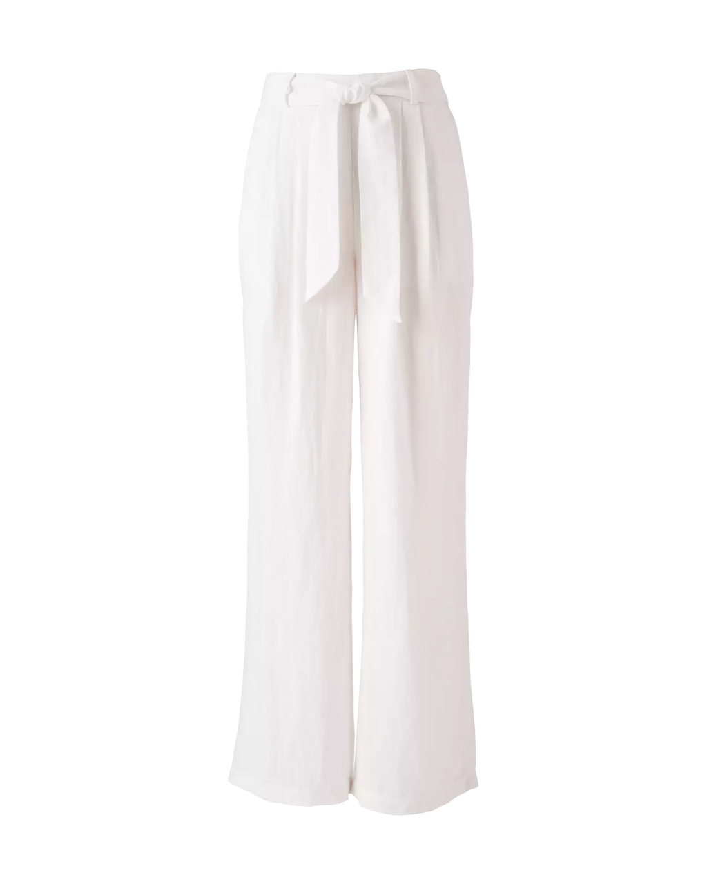 MAEVE Women's Tie-Waist Wide-Leg Linen Pant with Pockets
