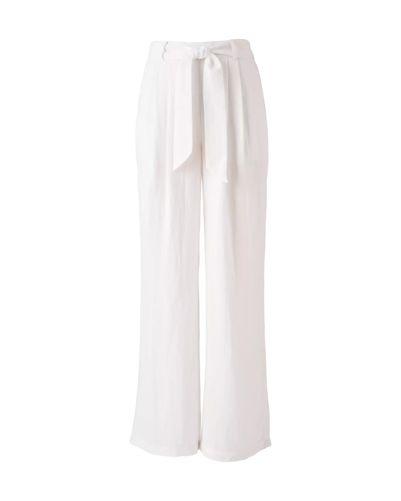 MAEVE Women's Tie-Waist Wide-Leg Linen Pant with Pockets