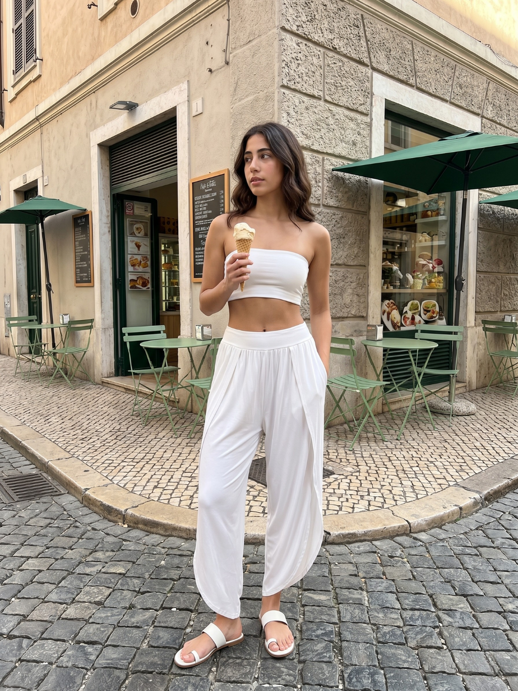 CAROLINE Women's Genie Side-Slit Pant