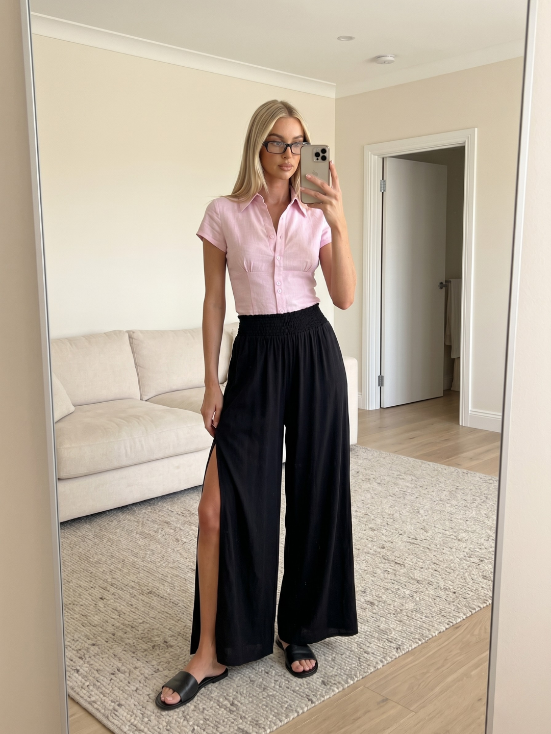 KIMBERLY Women's Showstopper Wide-Leg Pant