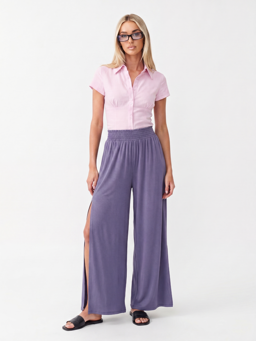 KIMBERLY Women's Showstopper Wide-Leg Pant