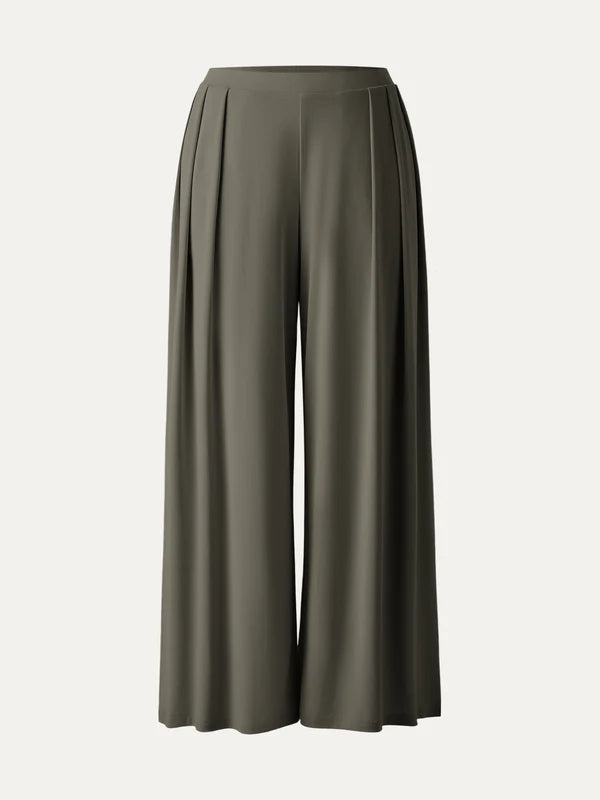 MAREN Women's High-Rise Wide-Leg Palazzo Pant with Pockets