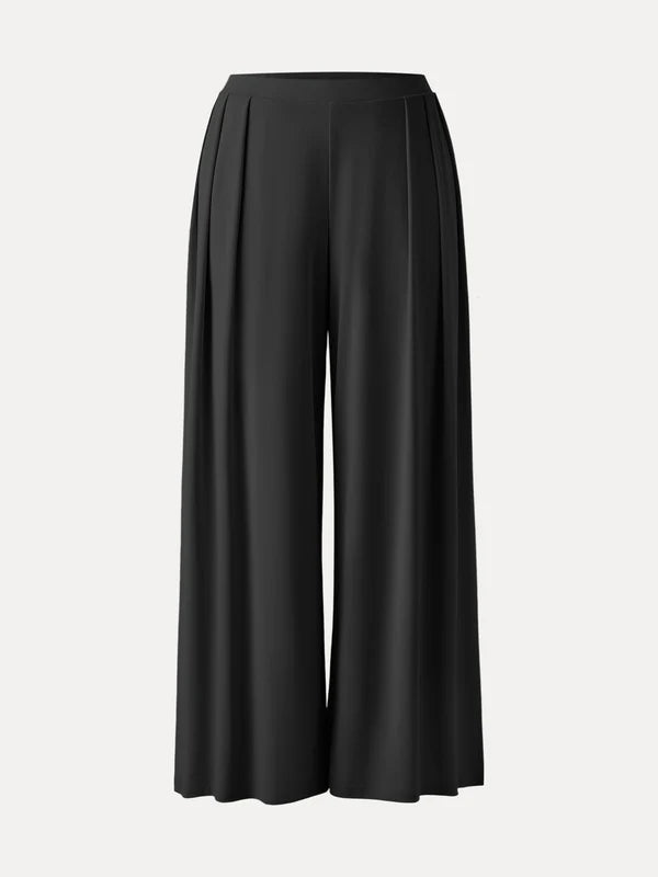 MAREN Women's High-Rise Wide-Leg Palazzo Pant with Pockets