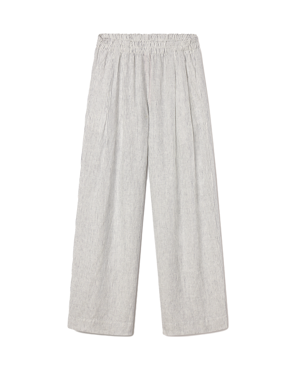 VERA Women's High-Rise Wide-Leg Beach Linen Pant with Pockets