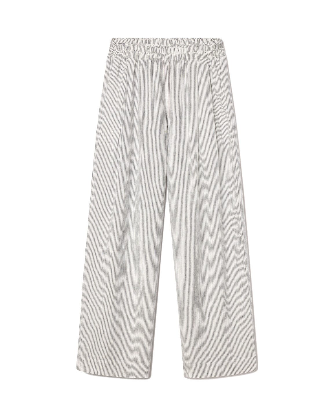 VERA Women's High-Rise Wide-Leg Beach Linen Pant with Pockets