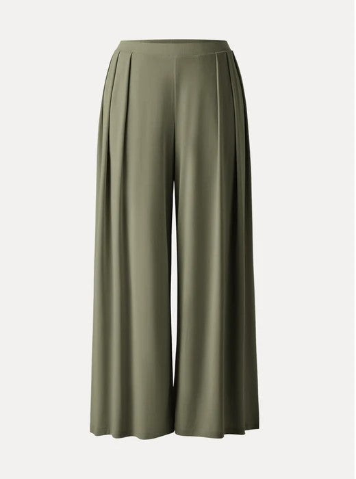 MAREN Women's High-Rise Wide-Leg Palazzo Pant with Pockets